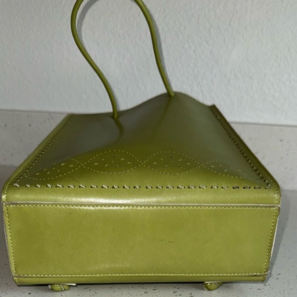 Vintage Olive Green Tote Bag - Picture 10 of 13